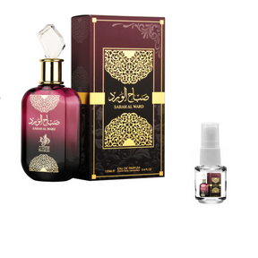 KIT 3 DECANTS PERFUMES ÁRABES FEMININO MAIS VENDIDOS SABAH AL WARD - FAKHAR LATAFFA - DURATT AL AROSS